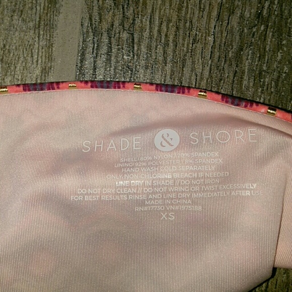 NWT Shade & Shore Ikat and Leopard Print Top - Picture 3 of 4